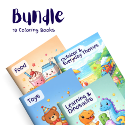 Play, Learn & Explore Bundle – 10 Coloring Books