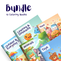 Ultimate Kids Coloring Collection Bundle – 15 Coloring Books